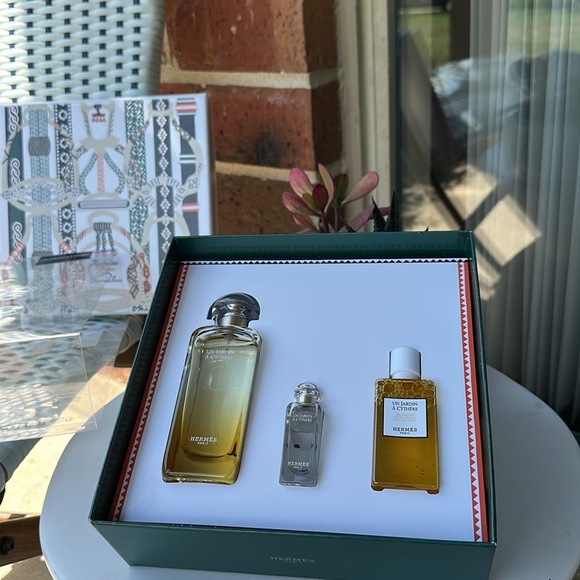 NEW HERMES UN JARDIN A CYTHERE 3 PCS Gift SET - Picture 1 of 10
